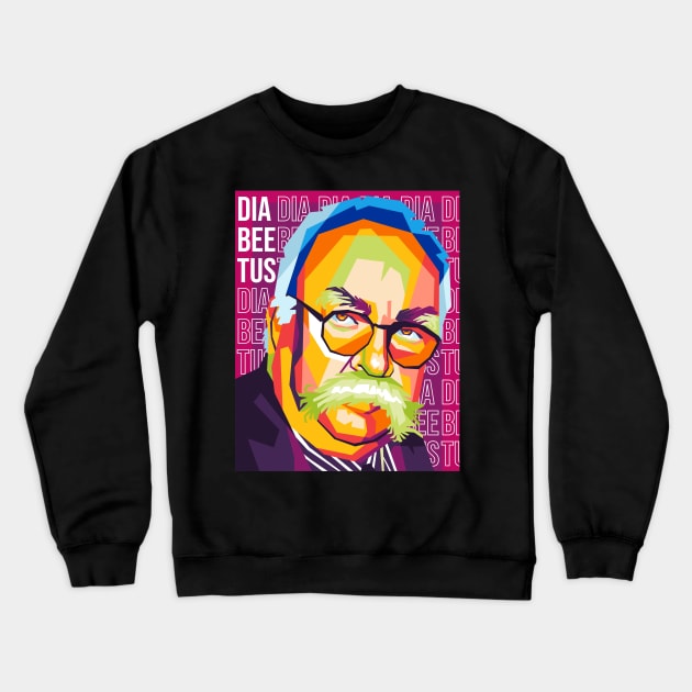 diabeetus Crewneck Sweatshirt by cool pop art house